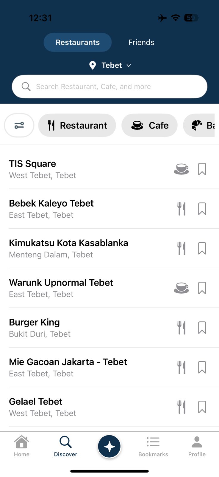 Discover Restaurants